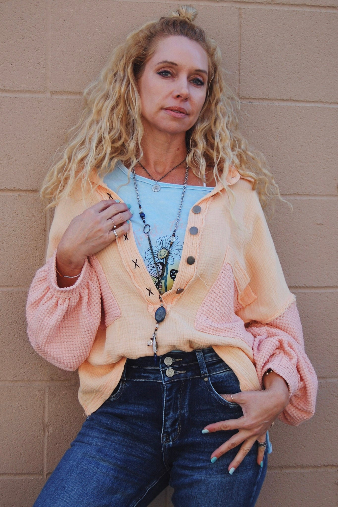 The Bristol Shirt in Light Coral