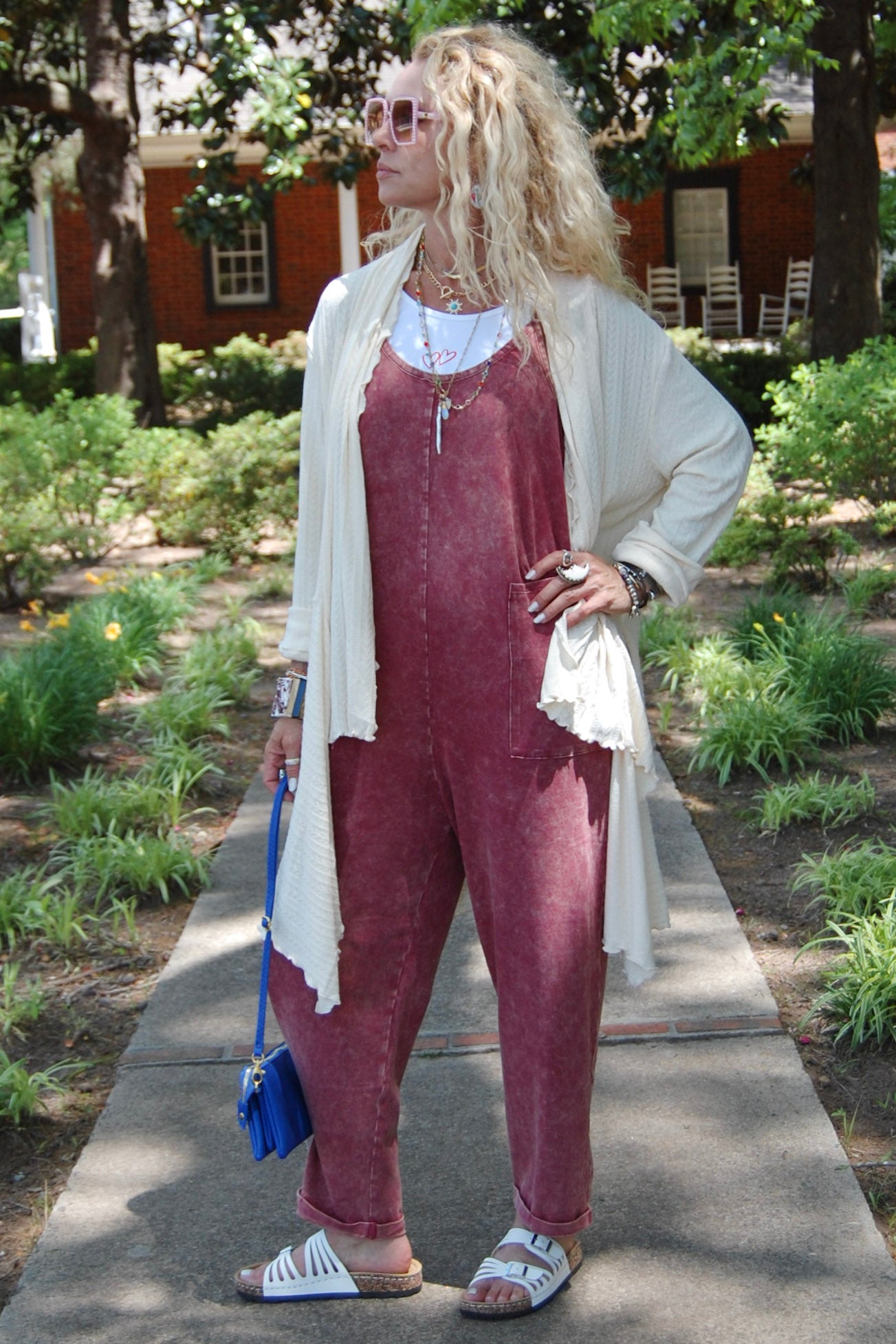 The Tia Duster in Ivory Cream