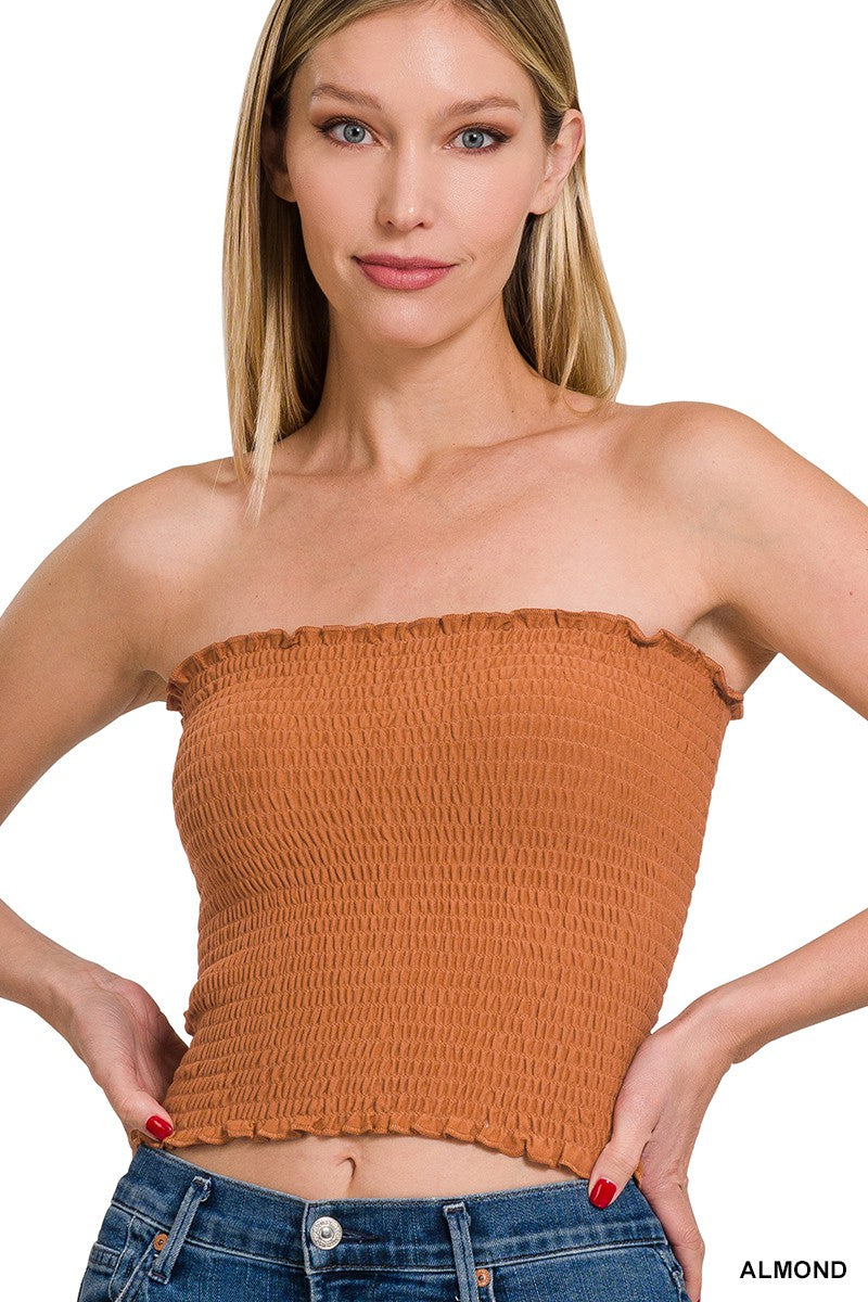 The Angelina Top in Almond