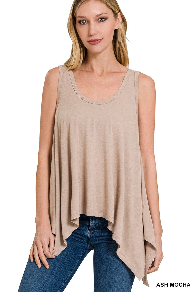 The Delphi Top in Ash Mocha