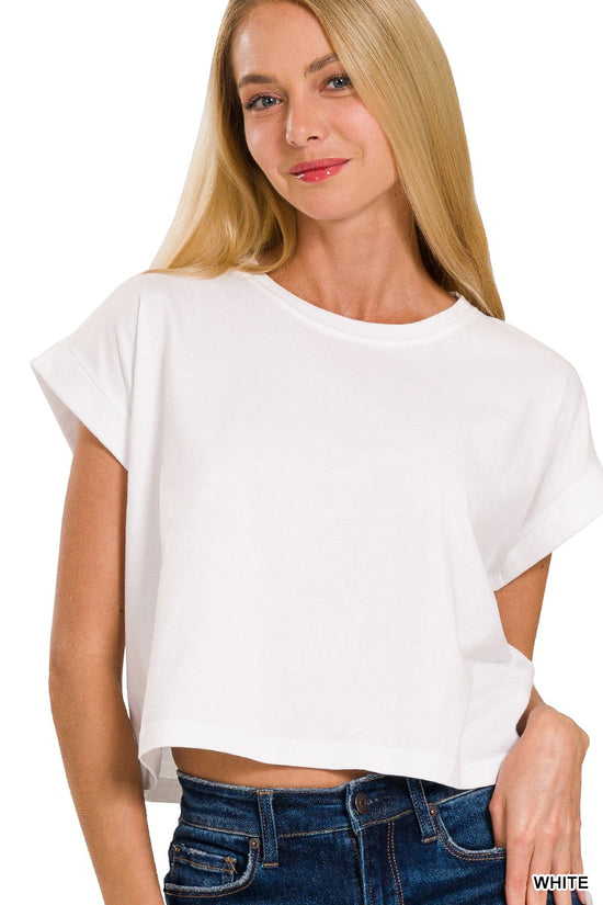 The Lois Cotton Top in White
