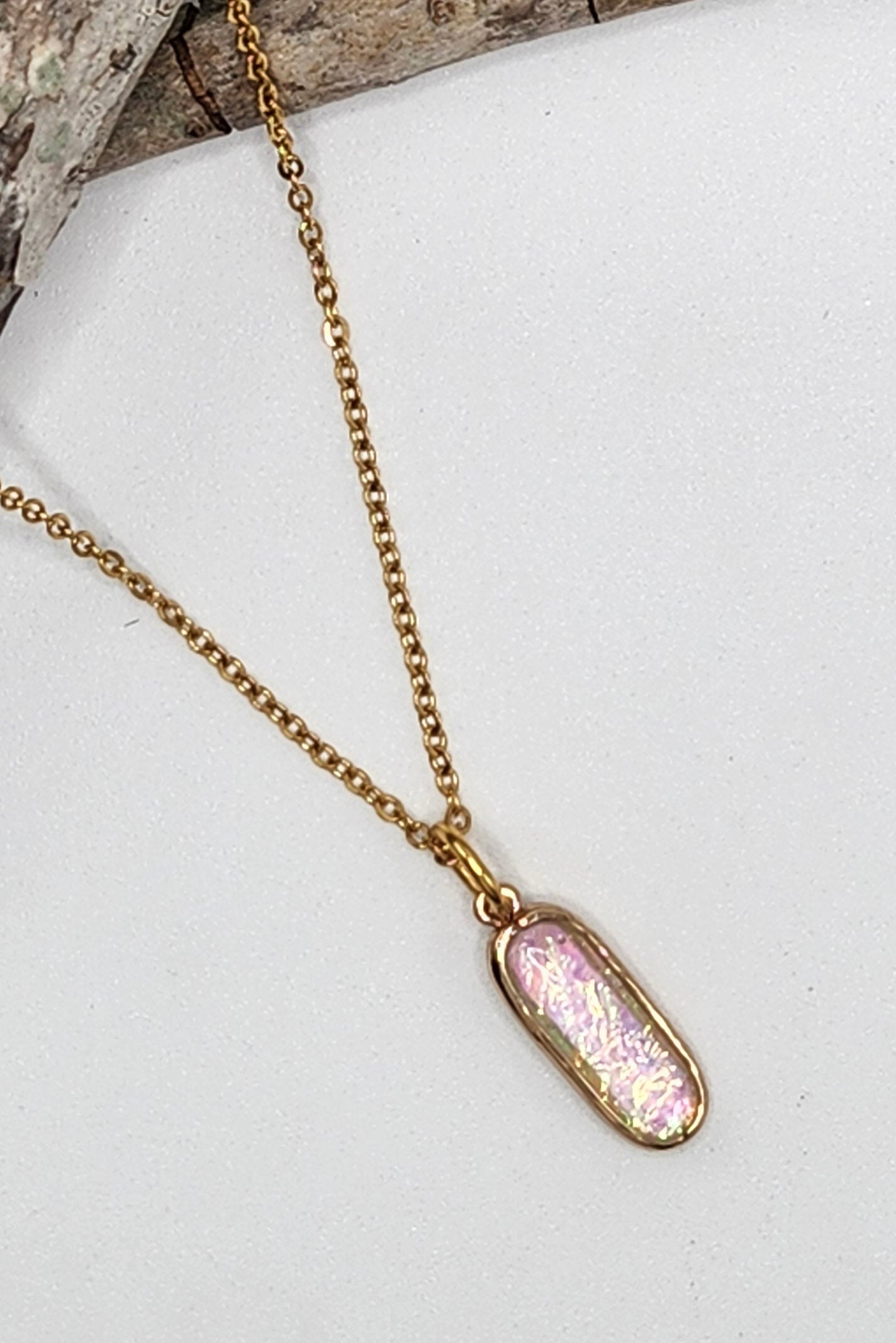 Iridescent Gem Charm