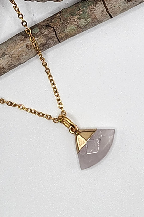 Triangle Gem Charm