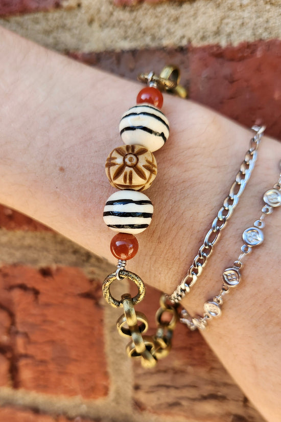 One of a Kind: Recycled Bead Bracelet