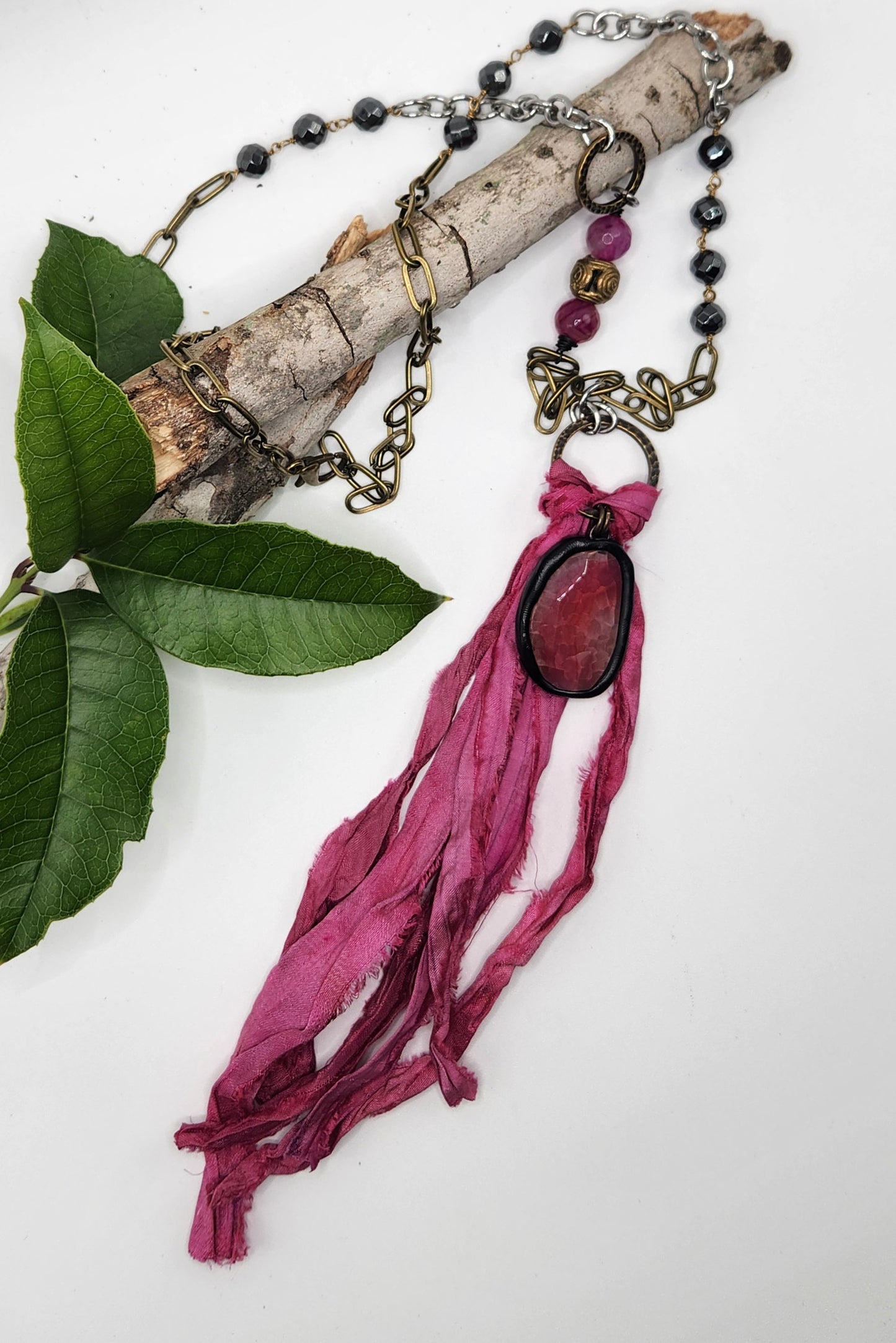 One of a Kind: Hot Pink Statement Necklace