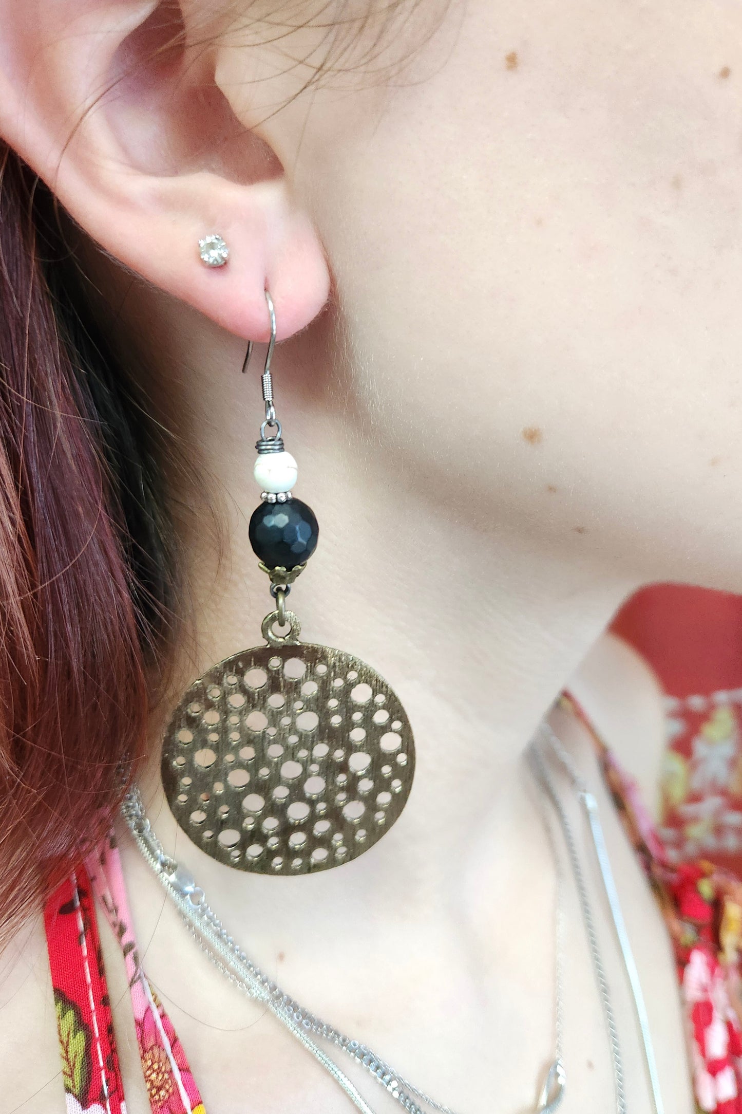 One of a Kind: Everlasting Brass Earrings