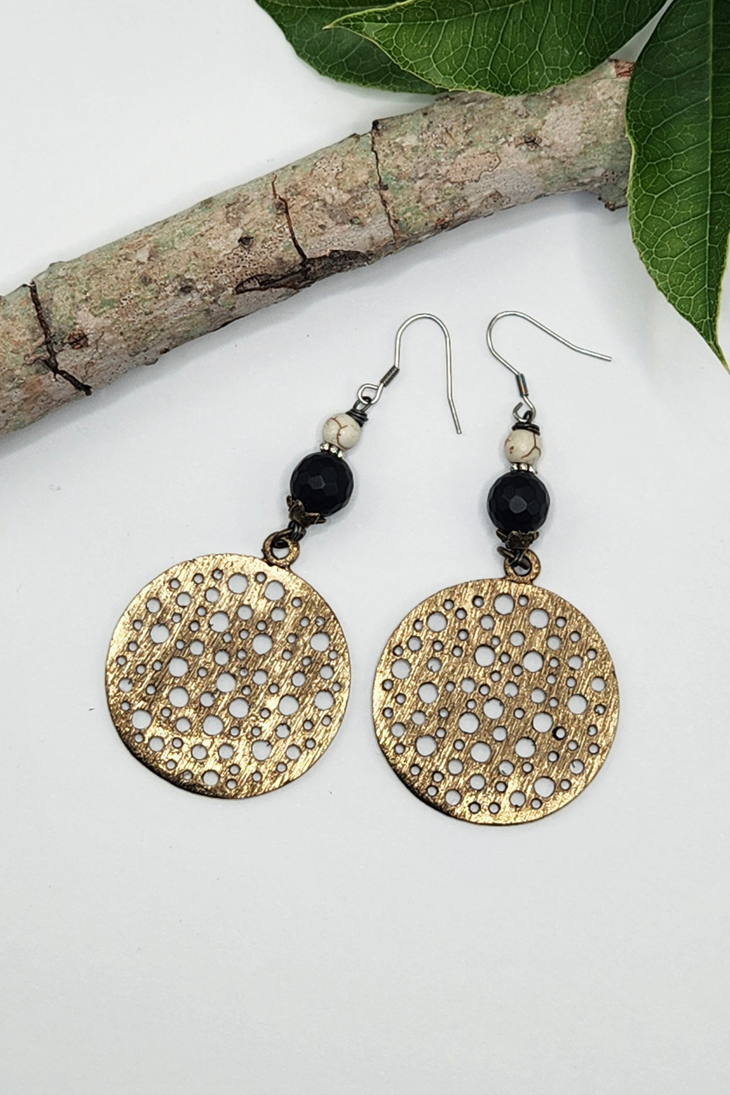 One of a Kind: Everlasting Brass Earrings