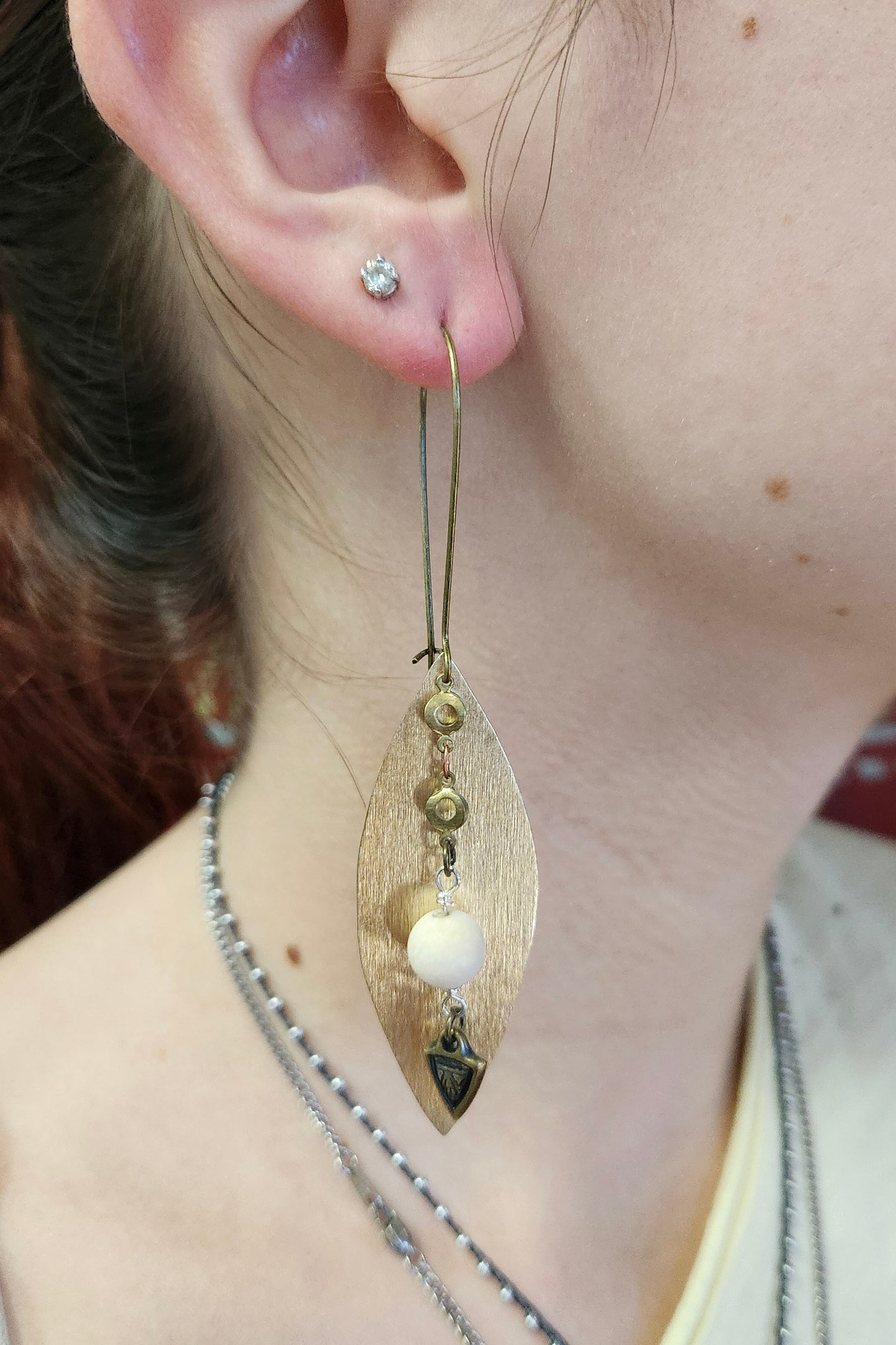One of a Kind: Brass Arrow Earrings
