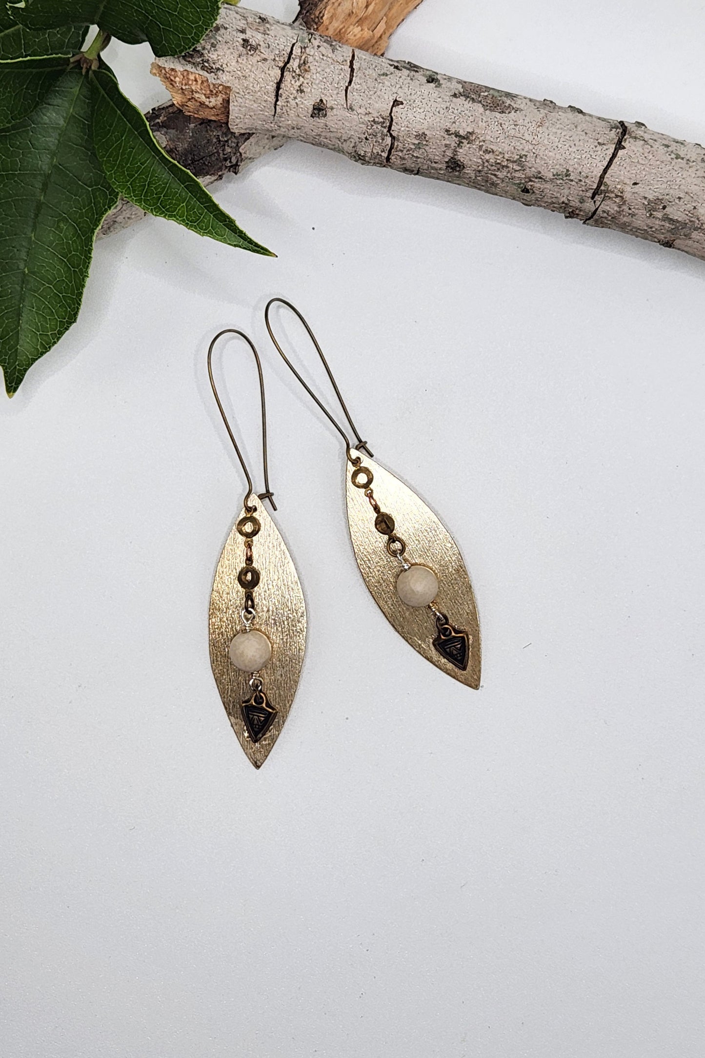 One of a Kind: Brass Arrow Earrings