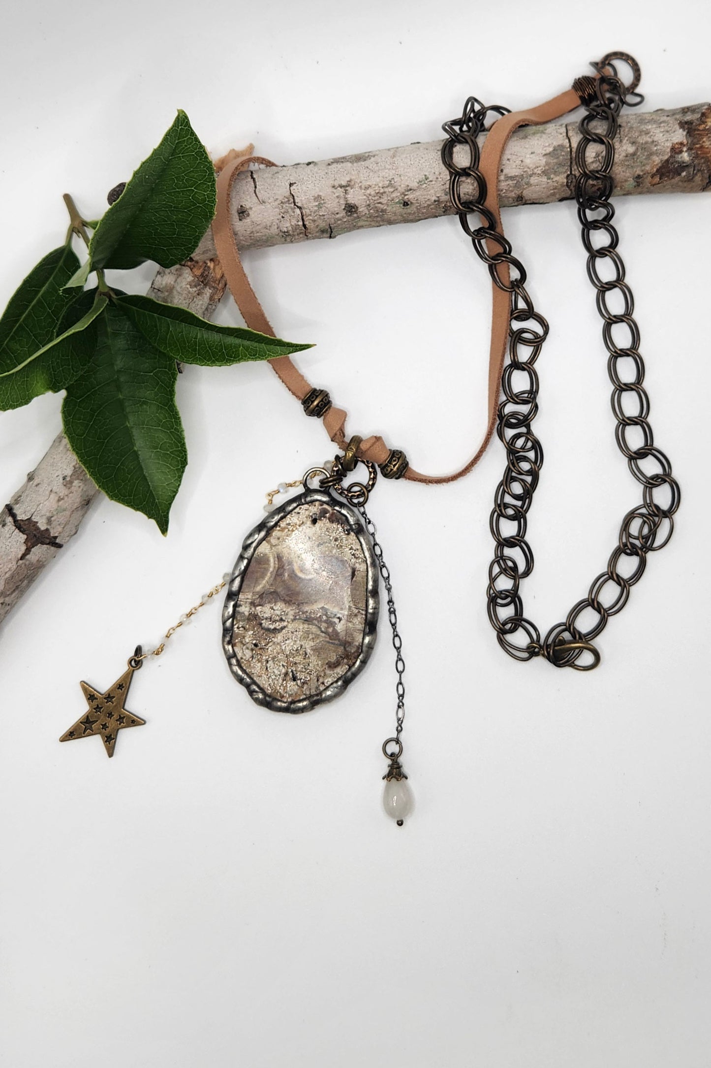 One of a Kind: Star Drop Statement Necklace