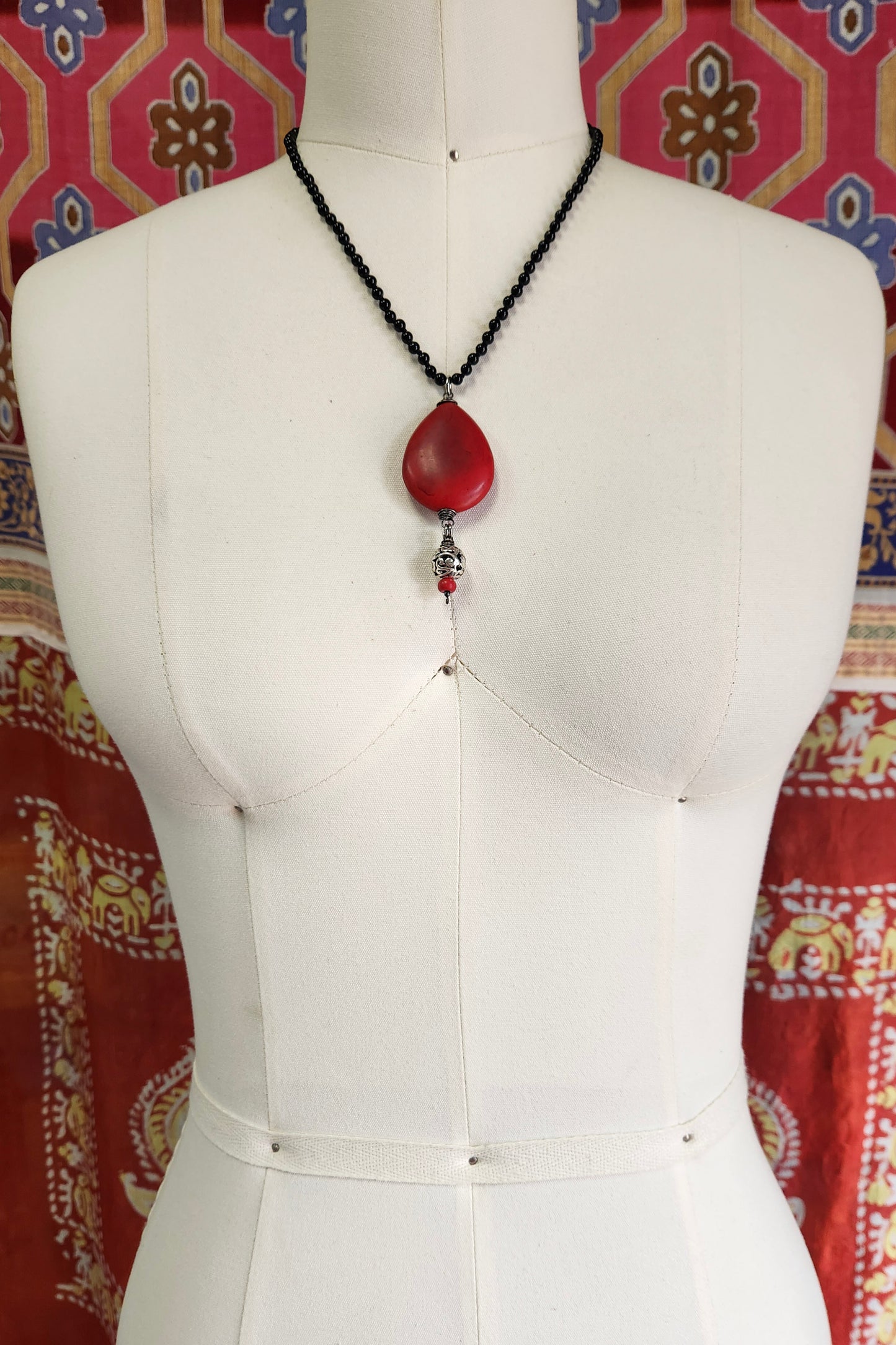 One of a Kind: Red Jasper Statement Necklace