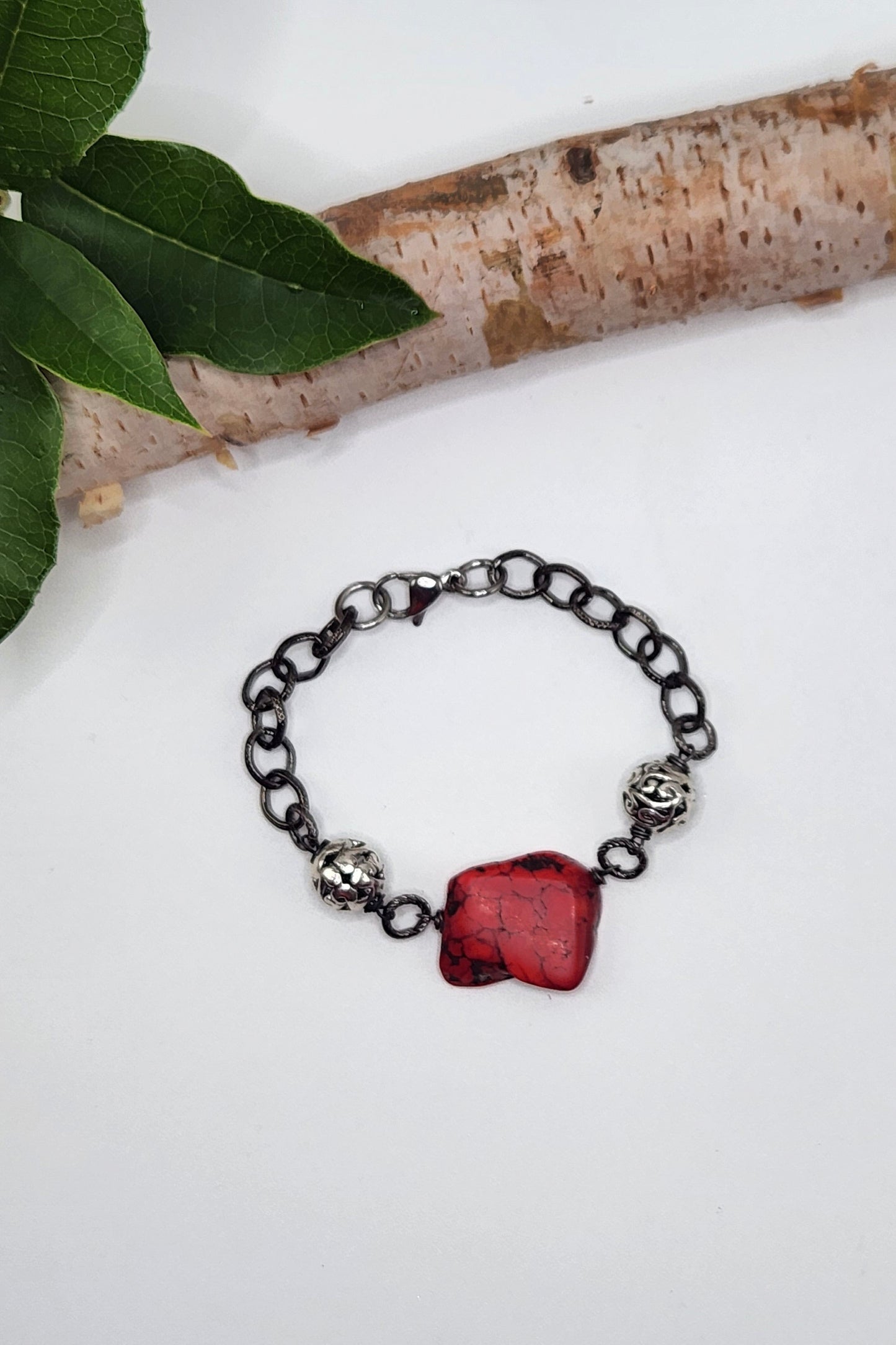 One of a Kind: Jasper Statement Bracelet