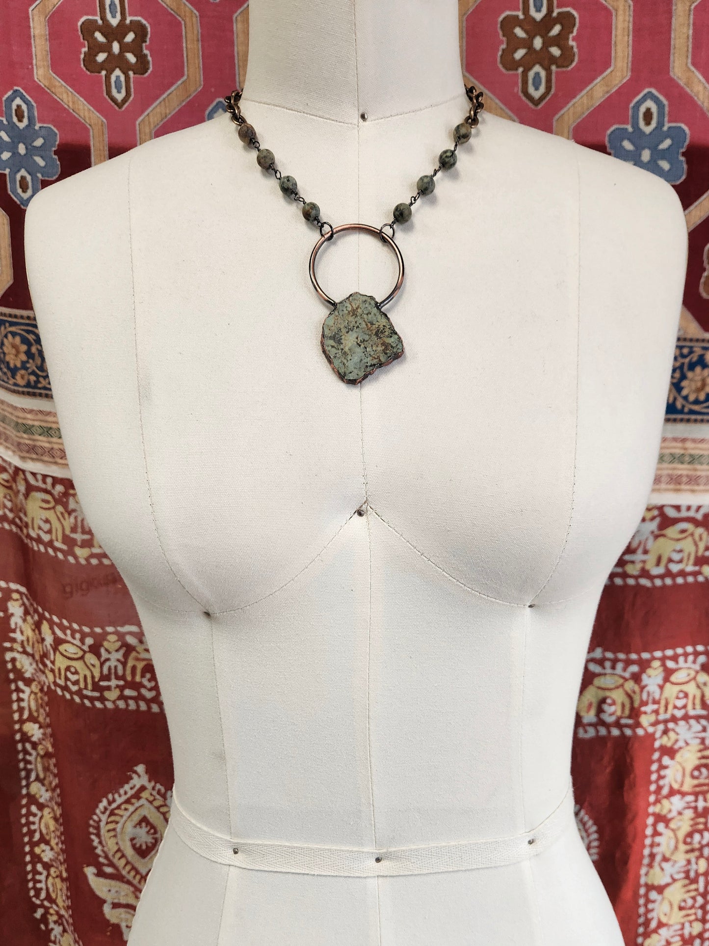 One of a Kind: Circle Of Chlorite Necklace
