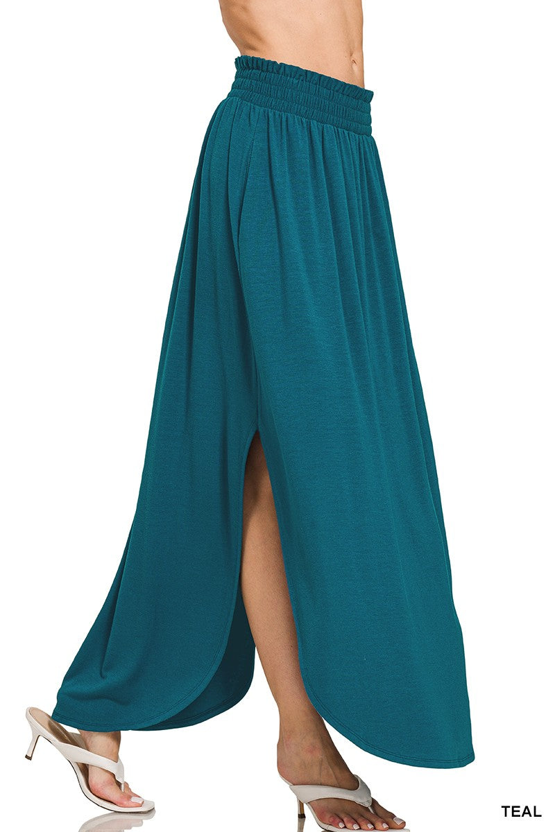 The Winslet Maxi Skirt in Teal