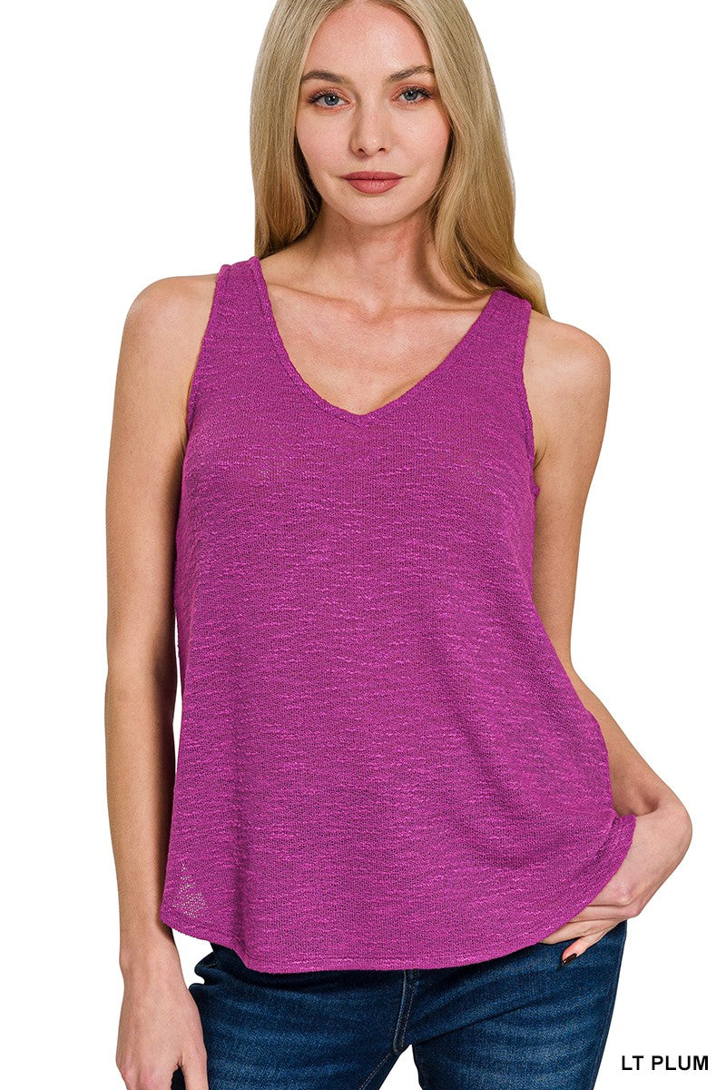 The Azalea Top in Light Plum
