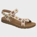 Ankle Strap Sandal in Beige