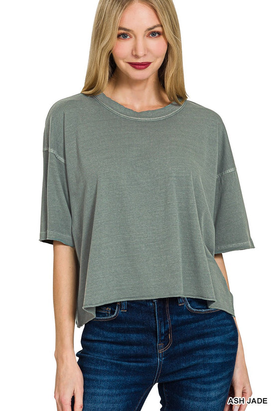 The Tallulah Top in Ash Jade