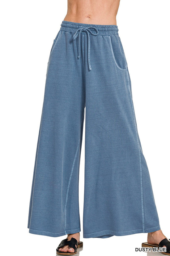 The Cosette Pants in Dusty Blue