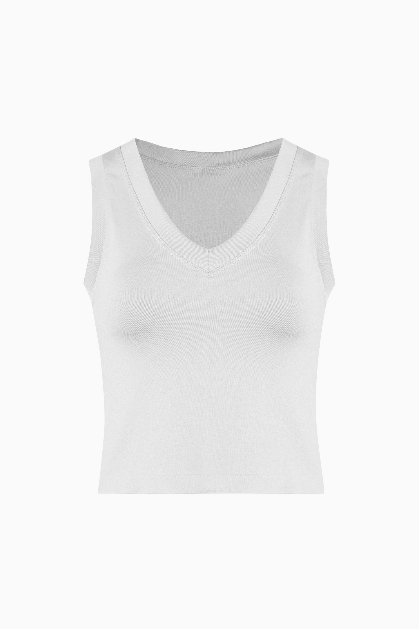 The Sandra Smooth Tank in White