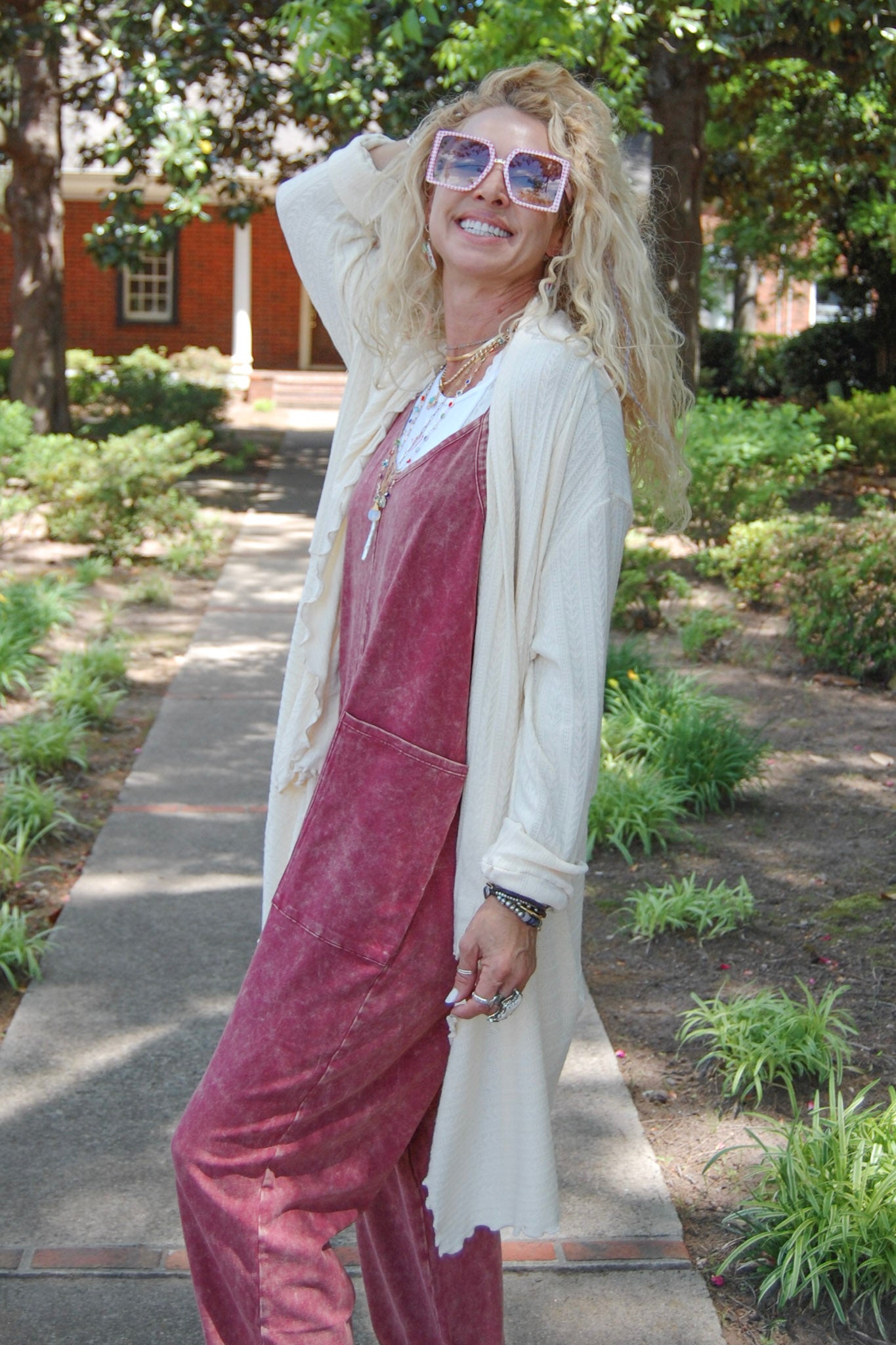 Final Sale-The Tia Duster in Ivory Cream