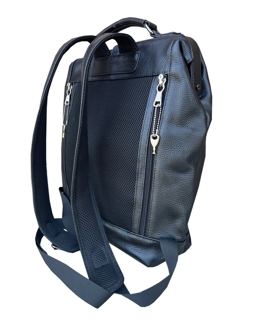 Amelia YKK Lock Backpack in Black