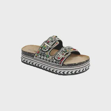 Baren Sandals in Black