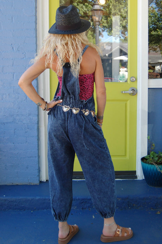Cinch & Slouch Overalls In Denim