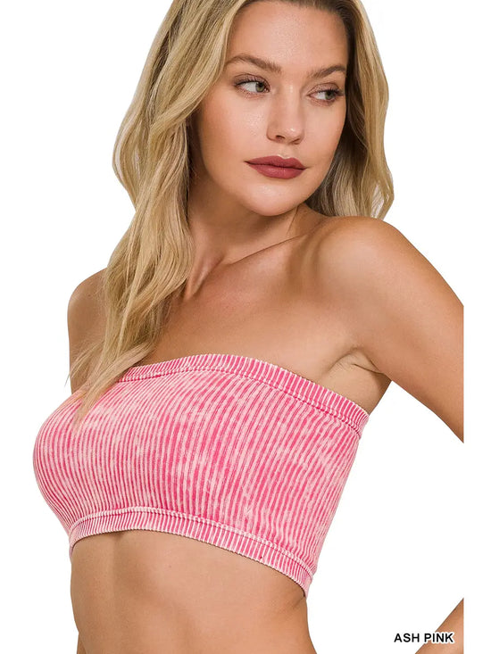 The Imogen Tube Top in Ash Pink