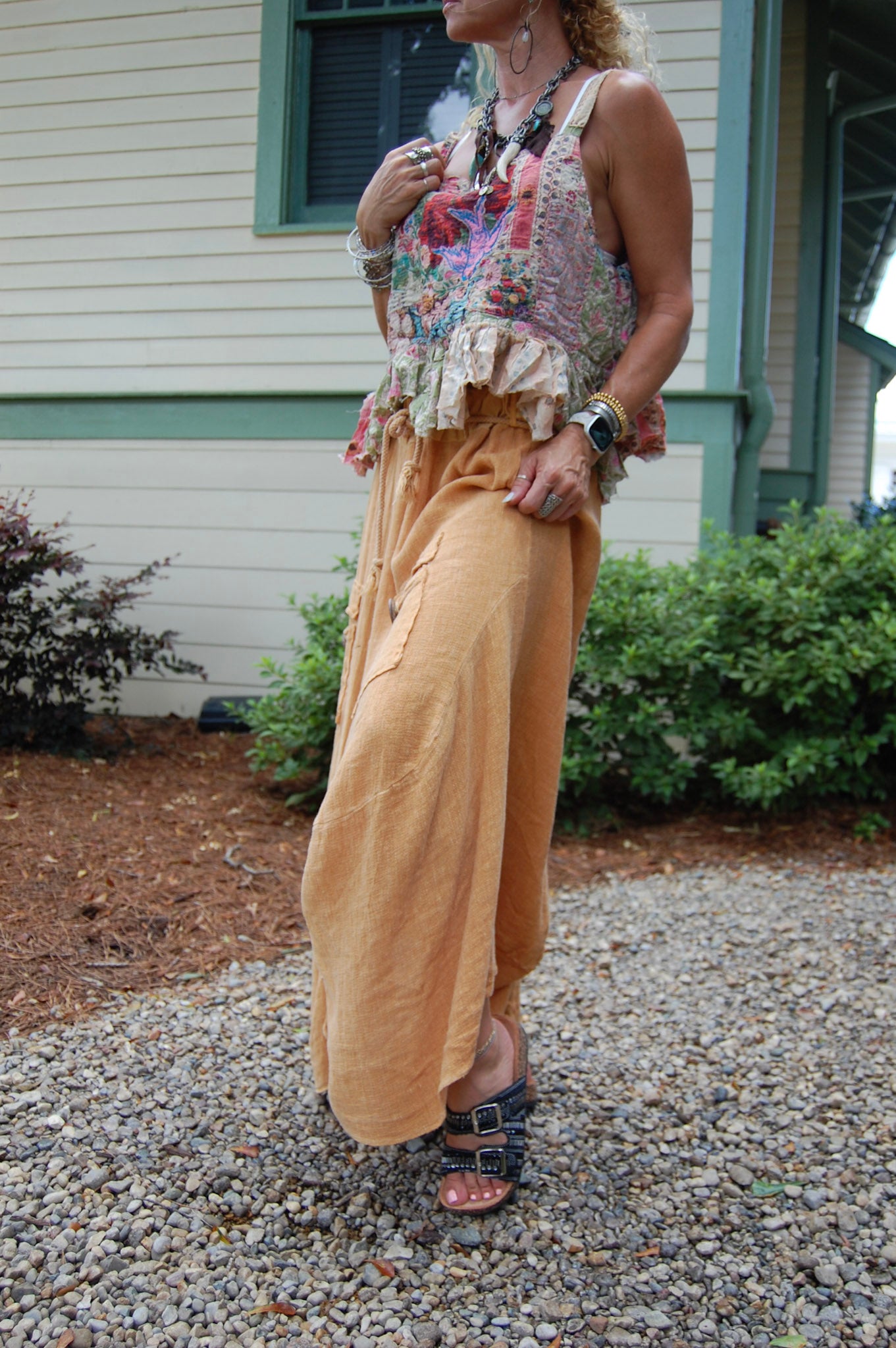 The Trinity Skirt in Mustard