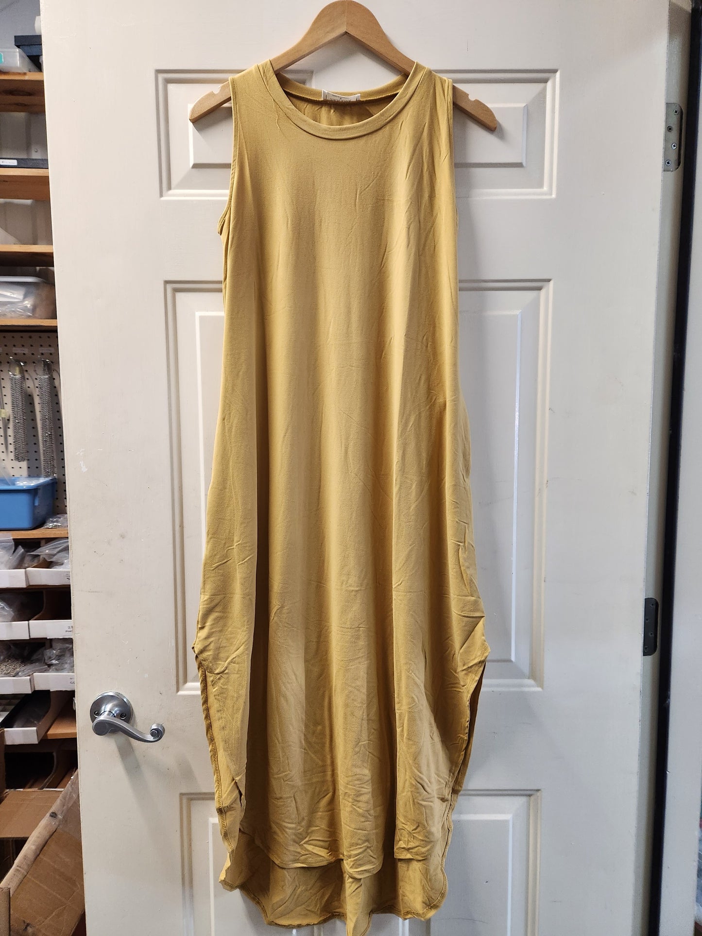 Final Sale The Genny Dress in Light Mustard