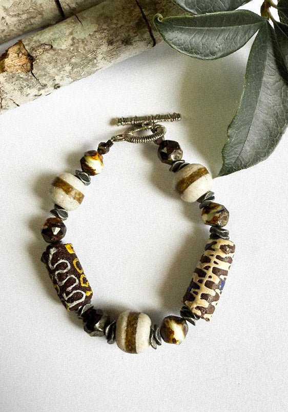 One of a Kind: African Bead Bracelet