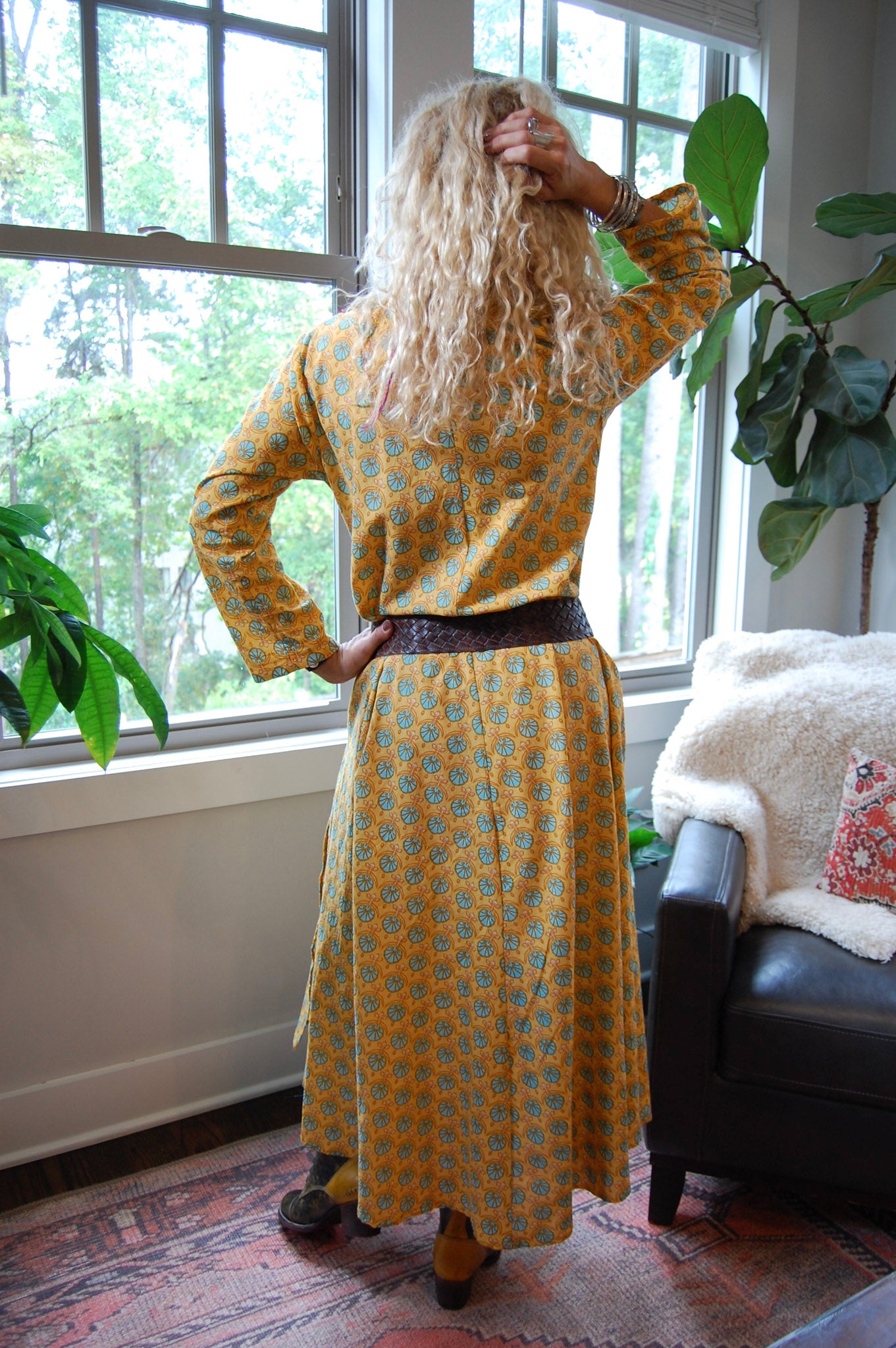 Calypso Dress in Mustard