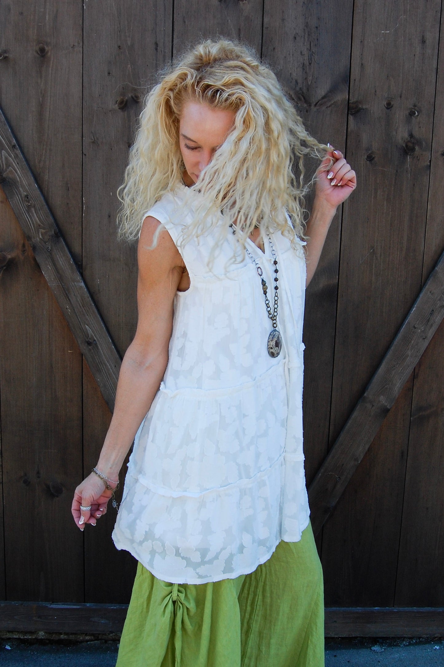 The Emma Dress In White