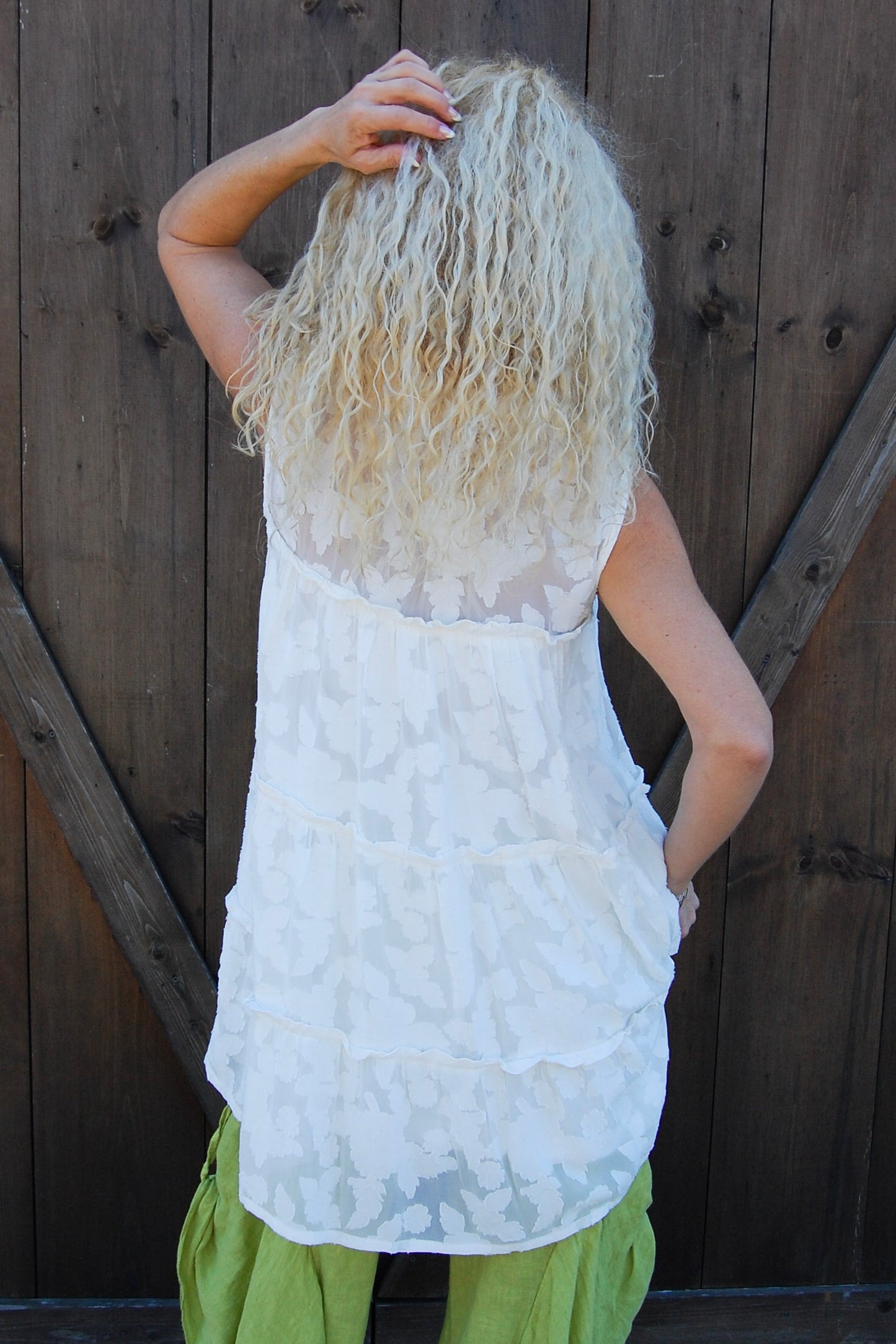 The Emma Dress In White
