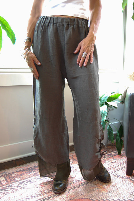 Francesca Cinche Pant in Slate Grey