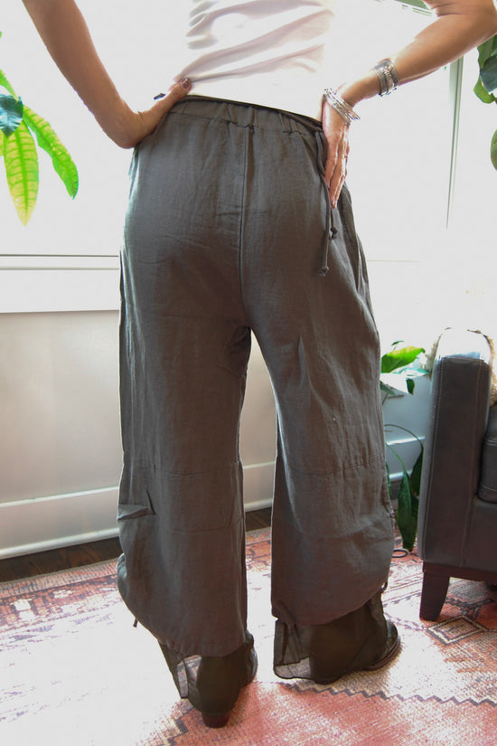 Francesca Cinche Pant in Slate Grey