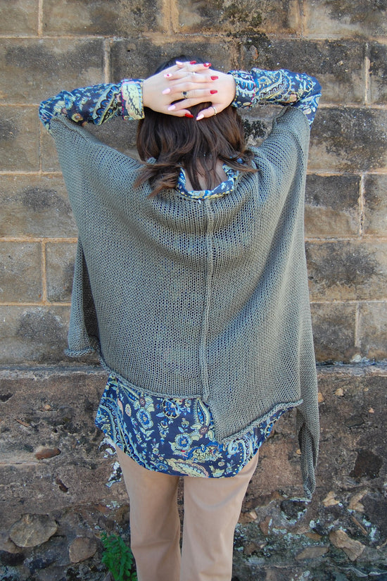 The Maia Sweater Top in Green