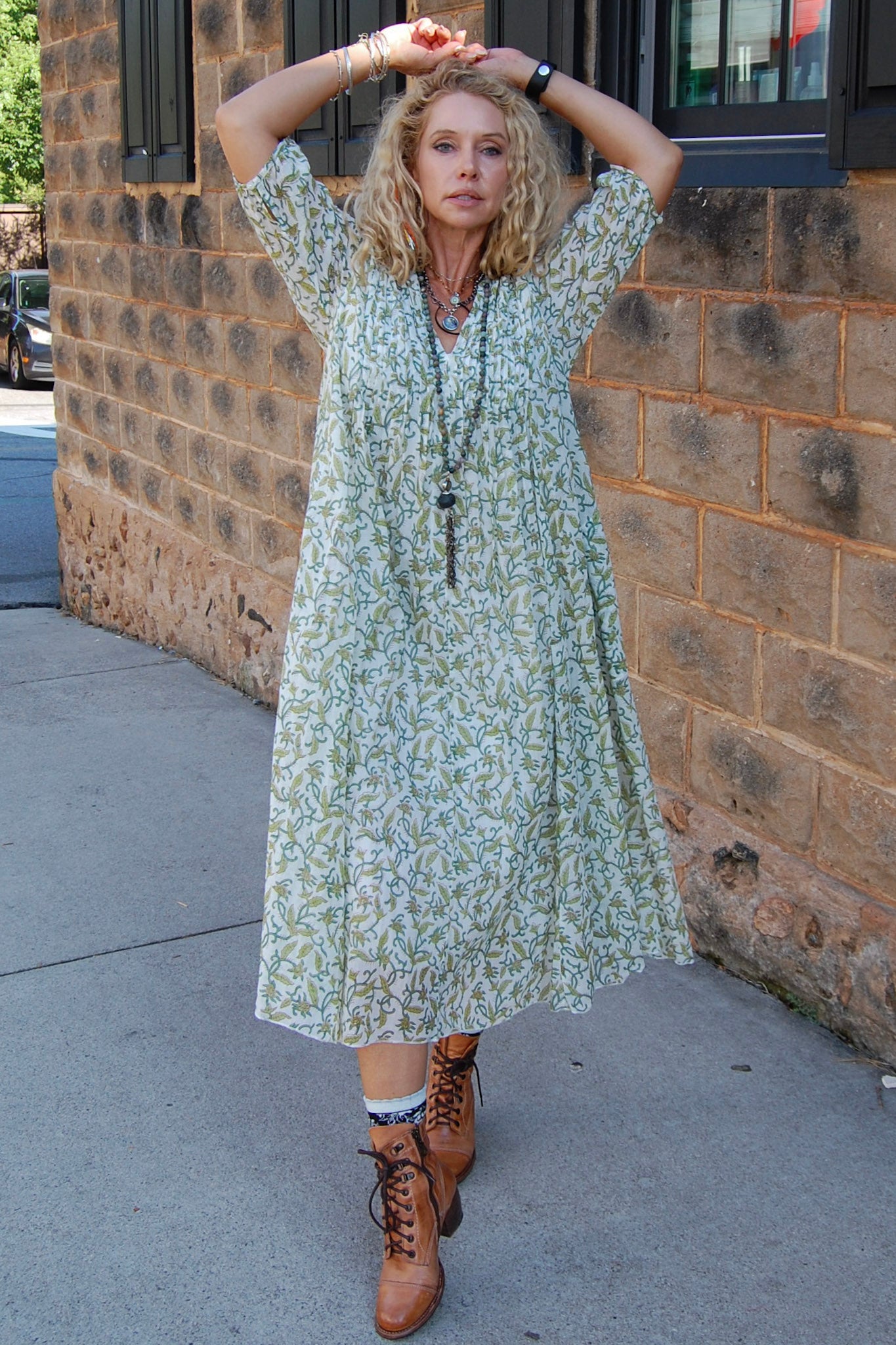 Skye Dress in Green