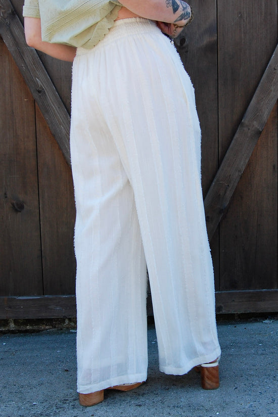 Load image into Gallery viewer, The Desi Stripe Pants in Off White
