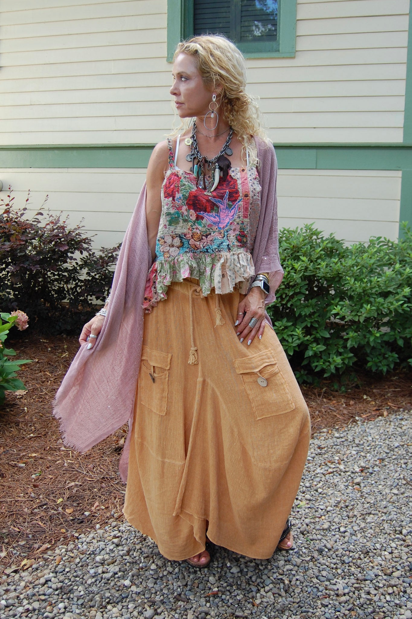 Dancing Queen Kimono in Rose