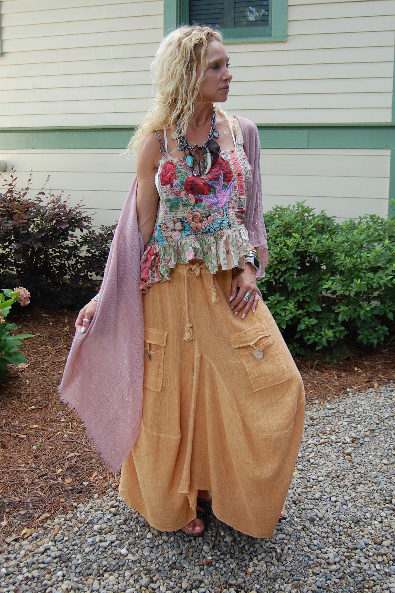 Dancing Queen Kimono in Rose