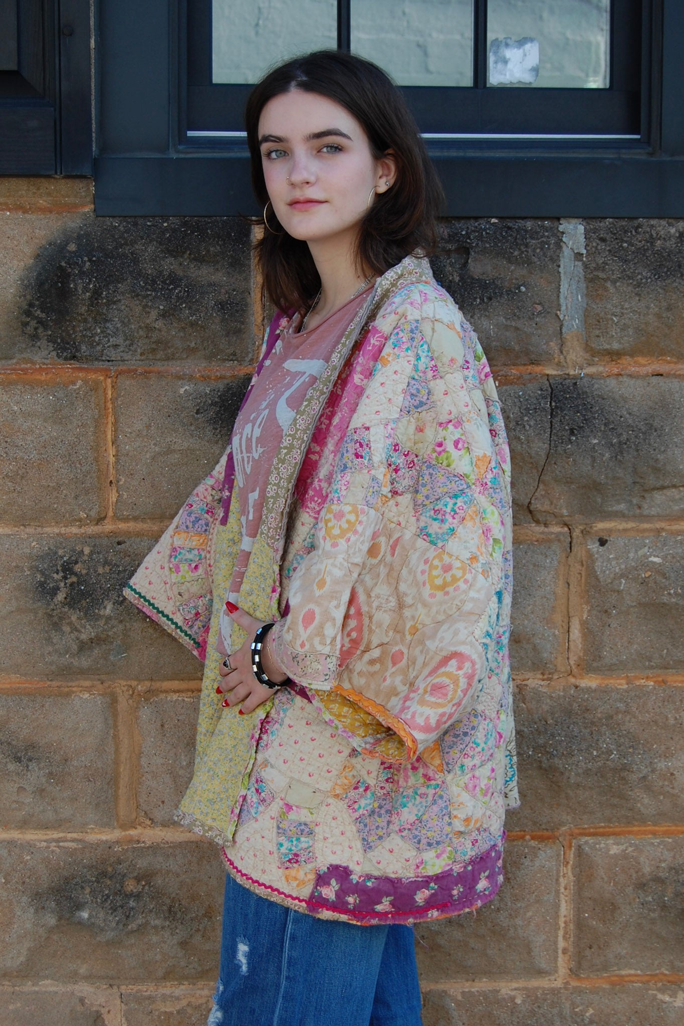 Magnolia Pearl Quiltwork Ainika Kimono in Tropical