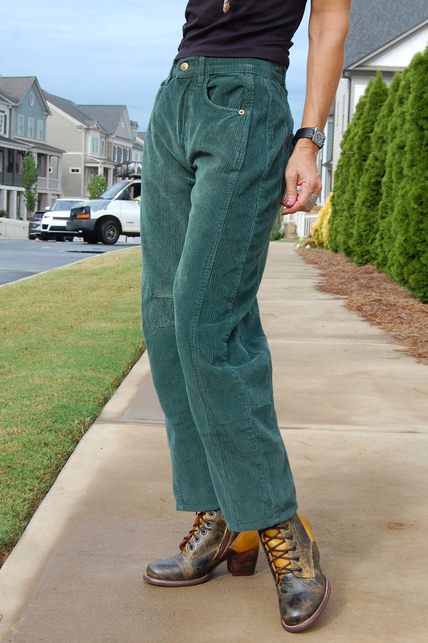 Free People - Good Luck Cord Pants in Cypress