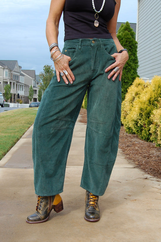 Free People - Good Luck Cord Pants in Cypress