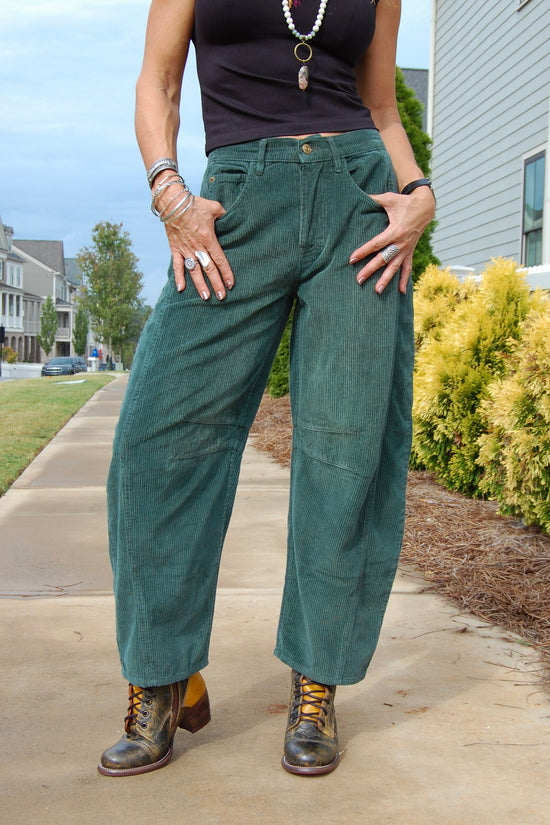 Free People - Good Luck Cord Pants in Cypress