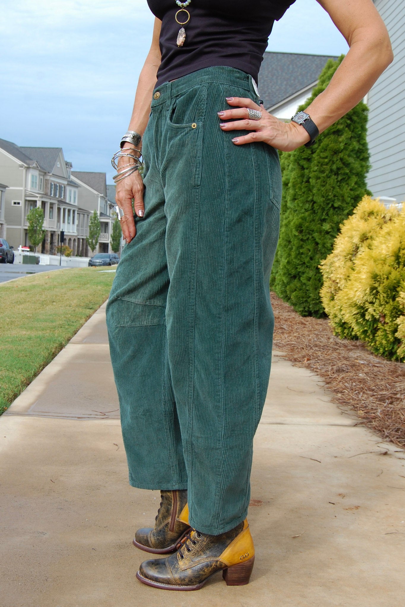 Free People - Good Luck Cord Pants in Cypress