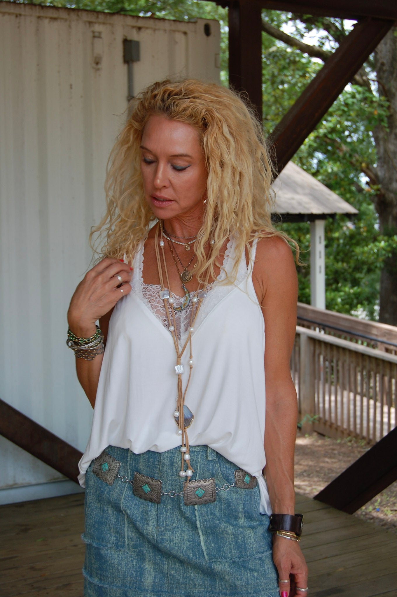 Lucy Lace Camisole in Ivory