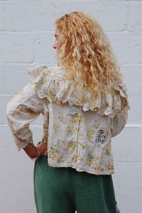 Magnolia Pearl Eadred Eyelet Blouse in Lauretta