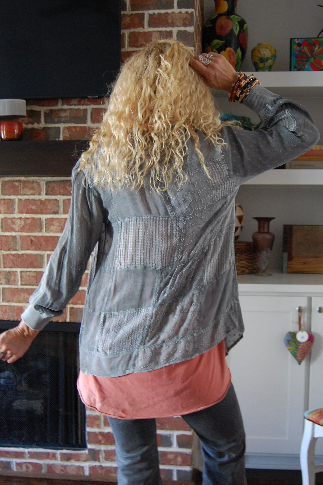 The Skye Cardigan in Light Grey