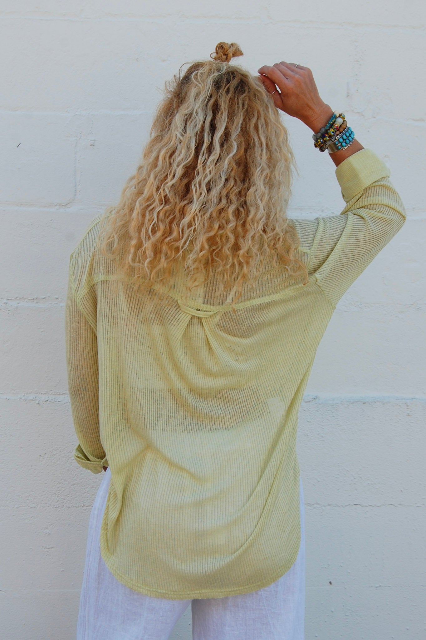 The Abby Blouse in Green
